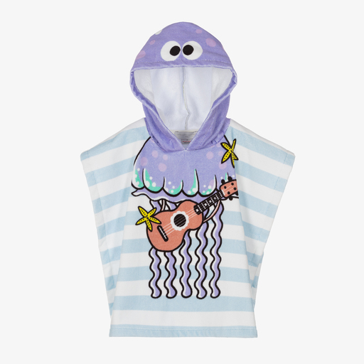 Stella McCartney Kids-Полотенце в виде медузы с капюшоном для девочек  | Childrensalon Outlet
