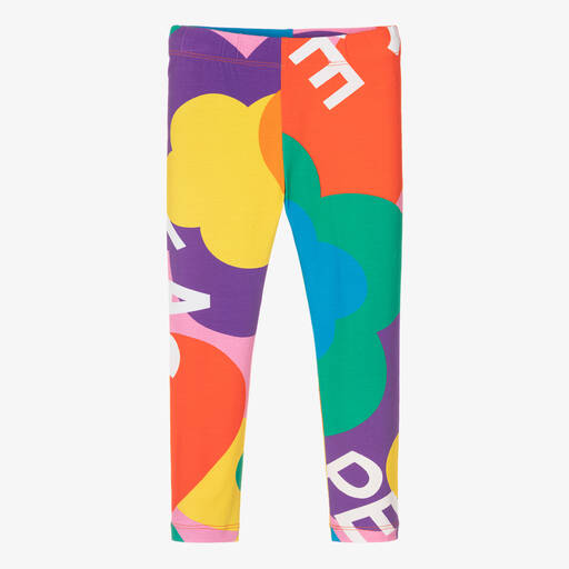 Stella McCartney Kids-Разноцветные хлопковые легинсы | Childrensalon Outlet