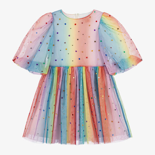 Stella McCartney Kids-Girls Multicolour Tulle Party Dress | Childrensalon Outlet