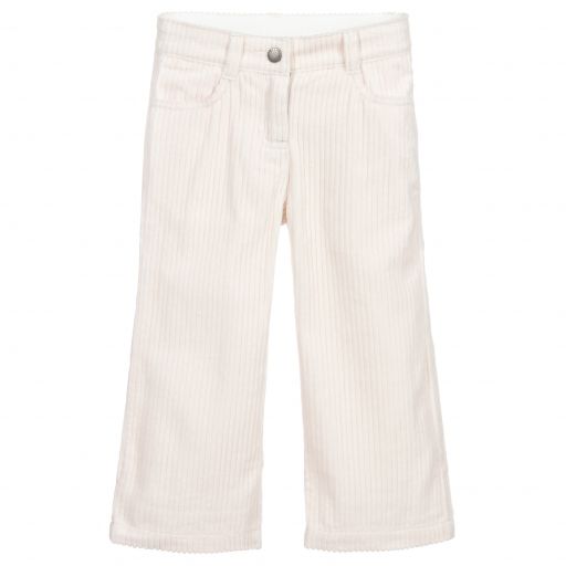Stella McCartney Kids-Girls Pink Corduroy Trousers  | Childrensalon Outlet