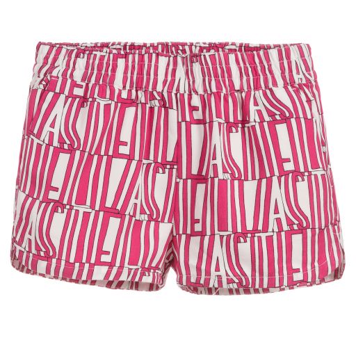 Stella McCartney Kids-Girls Pink Lyocell Shorts | Childrensalon Outlet