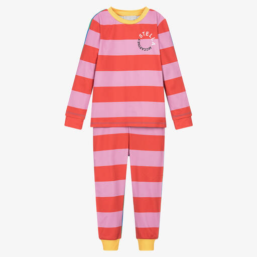 Stella McCartney Kids-Ensemble pantalon thermique rayé | Childrensalon Outlet