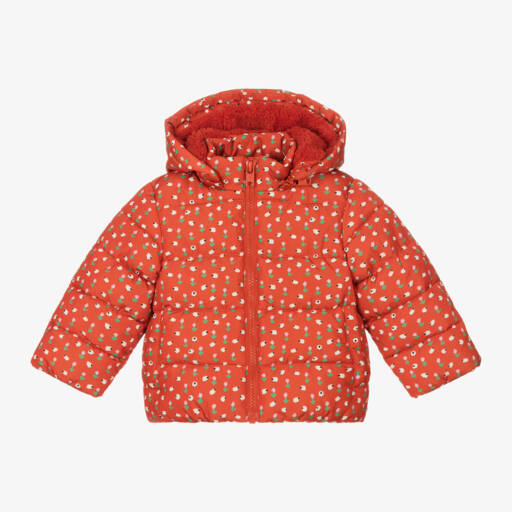 Stella McCartney Kids-Girls Scarlet Floral Padded Jacket | Childrensalon Outlet