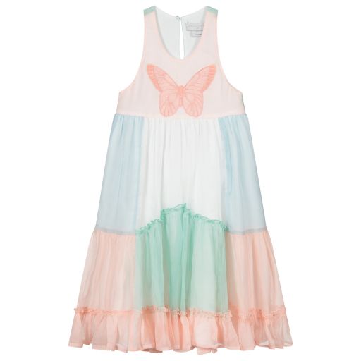 Stella McCartney Kids-Girls Silk Chiffon Dress | Childrensalon Outlet