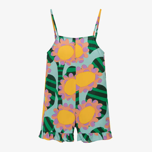 Stella McCartney Kids-Girls Sunflower Print Viscose Playsuit | Childrensalon Outlet