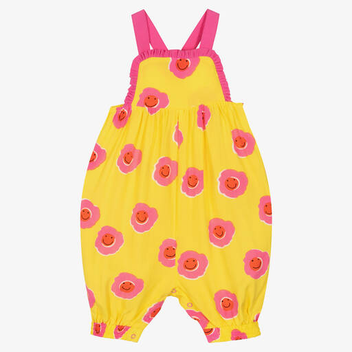 Stella McCartney Kids-Playsuit für Mädchen in Rosa & Gelb | Childrensalon Outlet