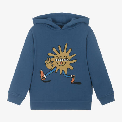Stella McCartney Kids-Junior Boys Cosmic Blue Sweatshirt | Childrensalon Outlet