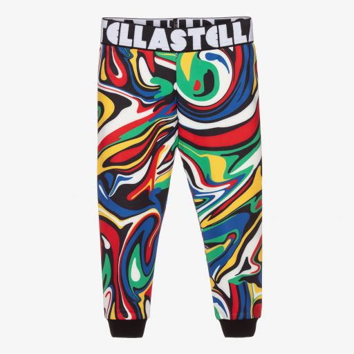 Stella McCartney Kids-Multi-Coloured Marble Joggers | Childrensalon Outlet