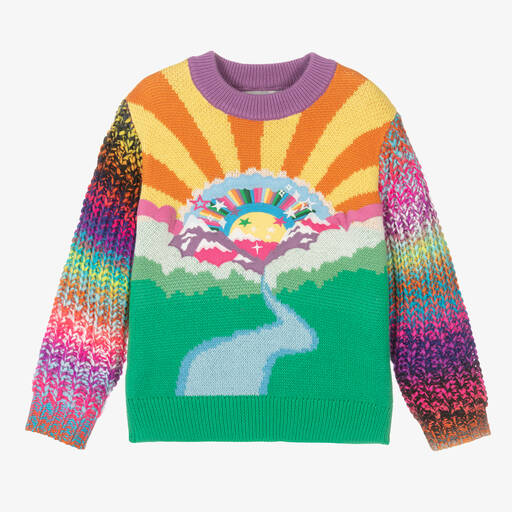 Stella McCartney Kids-Multicolour Knitted Sweater | Childrensalon Outlet