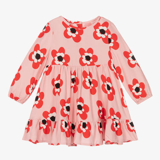Stella McCartney Kids-Pink Floral Baby Dress Set | Childrensalon Outlet