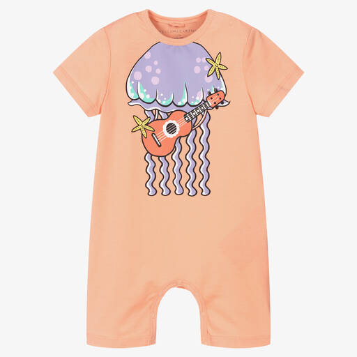 Stella McCartney Kids-Pink Jellyfish Baby Shortie  | Childrensalon Outlet