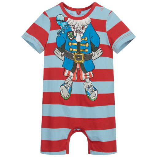 Stella McCartney Kids-Red & Blue Pirate Shortie | Childrensalon Outlet