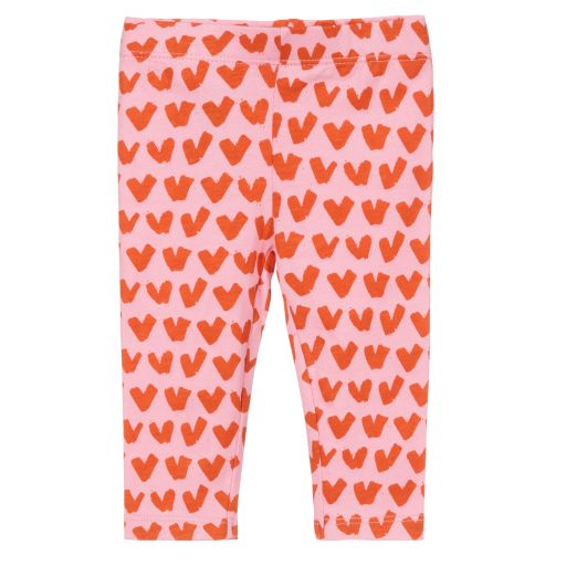 Stella McCartney Kids-Red & Pink Cotton Leggings | Childrensalon Outlet