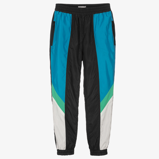 Stella McCartney Kids-Teen Boys Black & Blue Joggers | Childrensalon Outlet