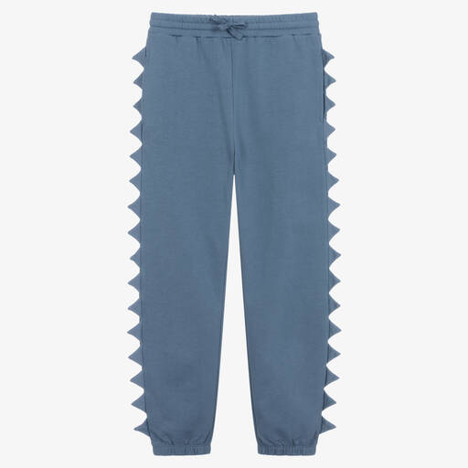 Stella McCartney Kids-Teen Boys Blue Organic Cotton Joggers | Childrensalon Outlet