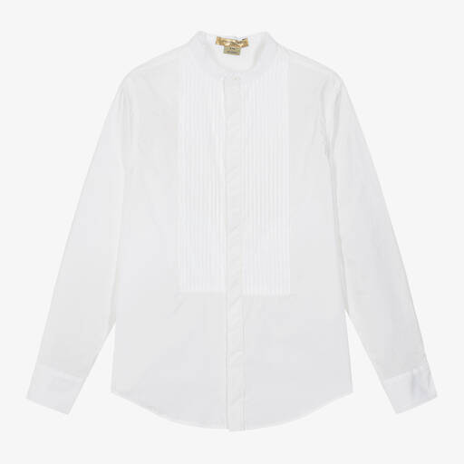 Stella McCartney Kids-Chemise blanche en coton bio ado | Childrensalon Outlet