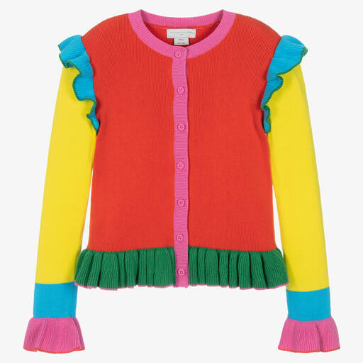 Stella McCartney Kids-Teen Girls Colourful Knitted Cardigan | Childrensalon Outlet