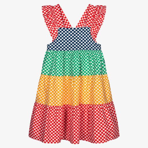 Stella McCartney Kids-Kariertes Teen Baumwollkleid (M) | Childrensalon Outlet