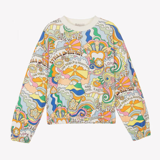 Stella McCartney Kids-Love to Dream Baumwoll-Sweatshirt | Childrensalon Outlet