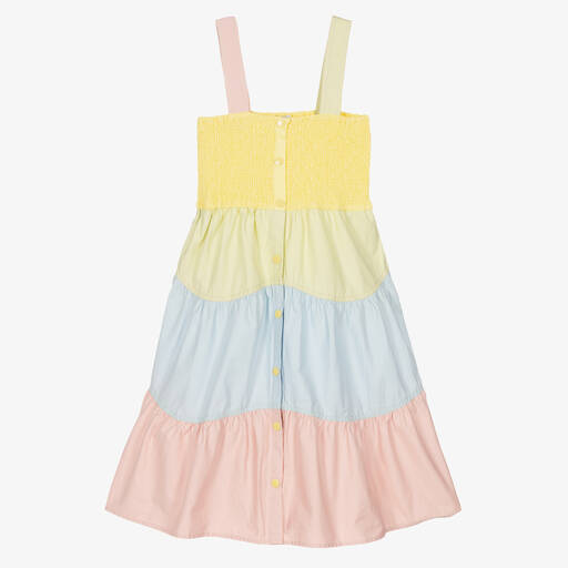 Stella McCartney Kids-Teen Girls Pastel Colourblock Dress | Childrensalon Outlet