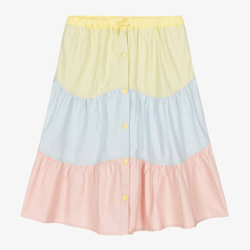 Stella McCartney Kids-Teen Girls Pastel Colourblock Skirt | Childrensalon Outlet