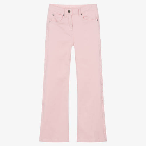 Stella McCartney Kids-Jean rose évasé en denim pour ado fille | Childrensalon Outlet