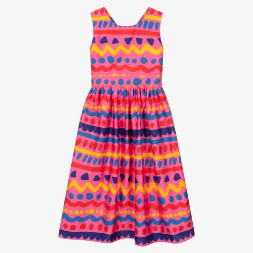 Stella McCartney Kids-Teen Girls Pink Stripe Dress | Childrensalon Outlet