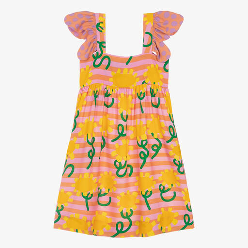 Stella McCartney Kids-Teen Girls Pink Striped Dress | Childrensalon Outlet