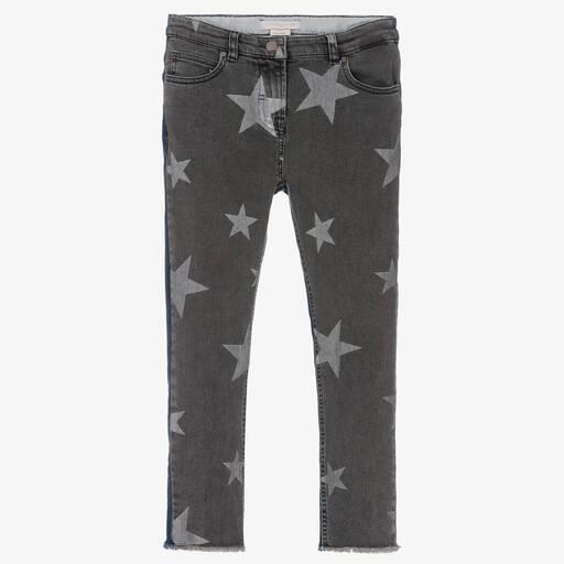 Stella McCartney Kids-Джинсы скинни со звездами для девочек-подростков | Childrensalon Outlet