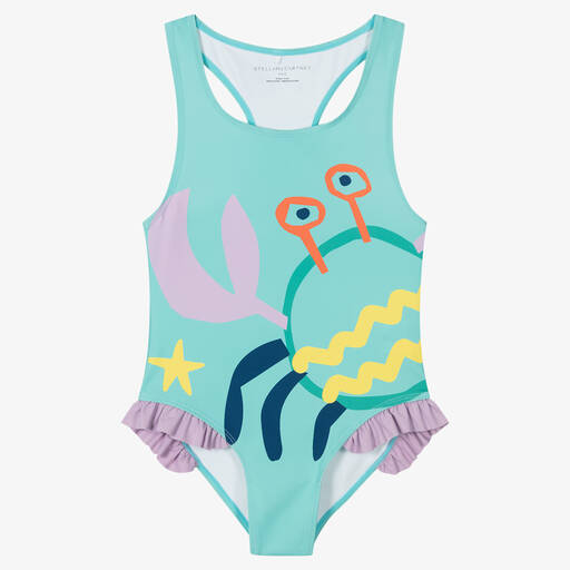 Stella McCartney Kids-Teen Girls Swimsuit (UPF50+) | Childrensalon Outlet