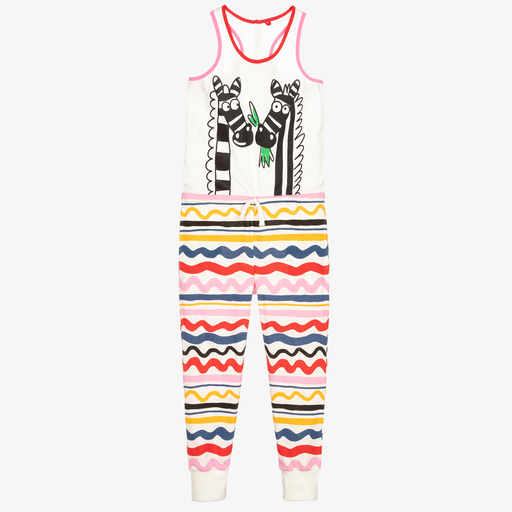 Stella McCartney Kids-Teen Girls White Jumpsuit | Childrensalon Outlet