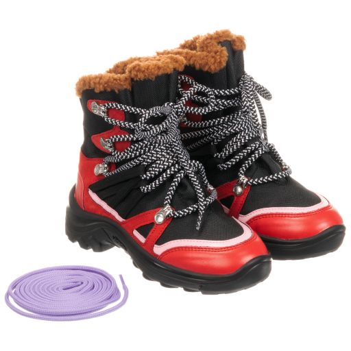 Stella McCartney Kids-Water Repellent Hiking Boots  | Childrensalon Outlet
