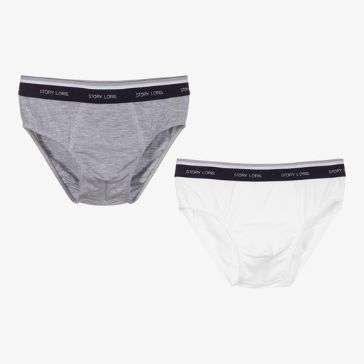 Story Loris-Boys Modal Briefs (2 Pack) | Childrensalon Outlet