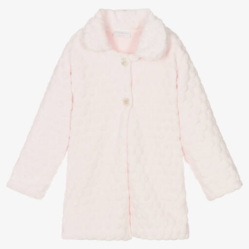 Story Loris-Girls Pale Pink Fleece Robe | Childrensalon Outlet