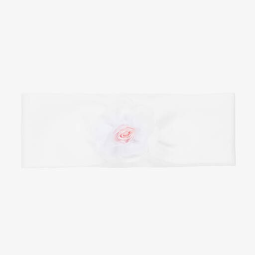 Story Loris-Girls White Flower Headband | Childrensalon Outlet