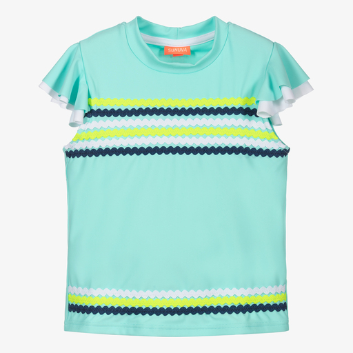 Sunuva-Aqua Green Sun Protective Top | Childrensalon Outlet