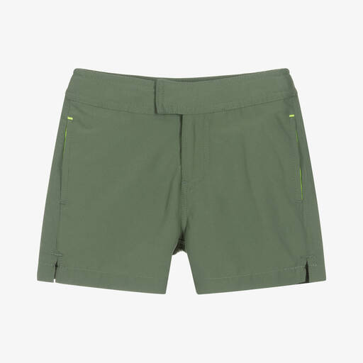 Sunuva-Boys Green Swim Shorts (UPF 50+) | Childrensalon Outlet