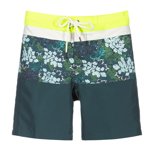 Sunuva-Boys Green Swim Shorts UPF50+ | Childrensalon Outlet