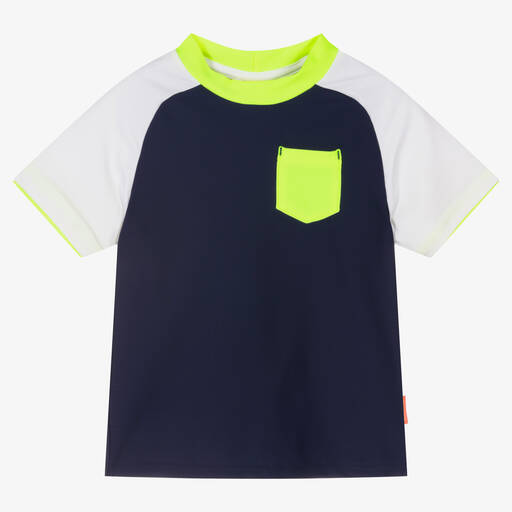 Sunuva-Boys Navy Blue Swim Top | Childrensalon Outlet