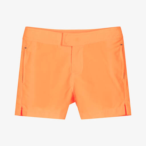 Sunuva-Boys Neon Orange Swim Shorts (UPF 50+) | Childrensalon Outlet
