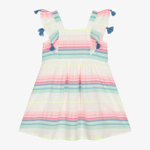 Sunuva-Girls Neon Striped Cotton Dress | Childrensalon Outlet