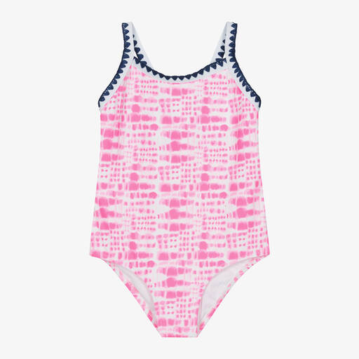 Sunuva-Girls Pink Tie-Dye Swimsuit | Childrensalon Outlet