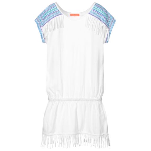 Sunuva-Girls White Jersey Beach Dress | Childrensalon Outlet