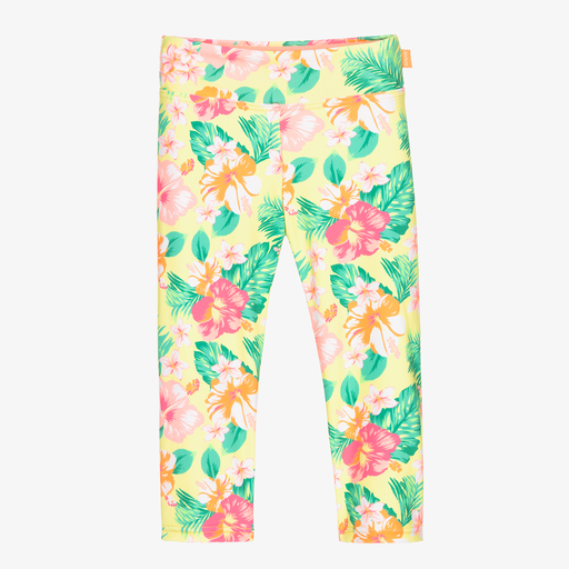 Sunuva-Girls Yellow & Pink Leggings | Childrensalon Outlet