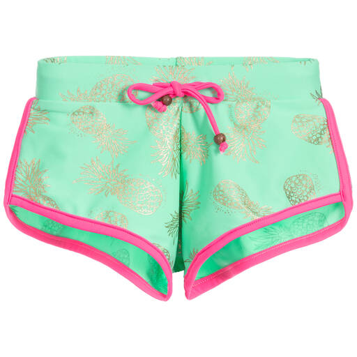Sunuva-Green Swim Shorts (UPF50+) | Childrensalon Outlet