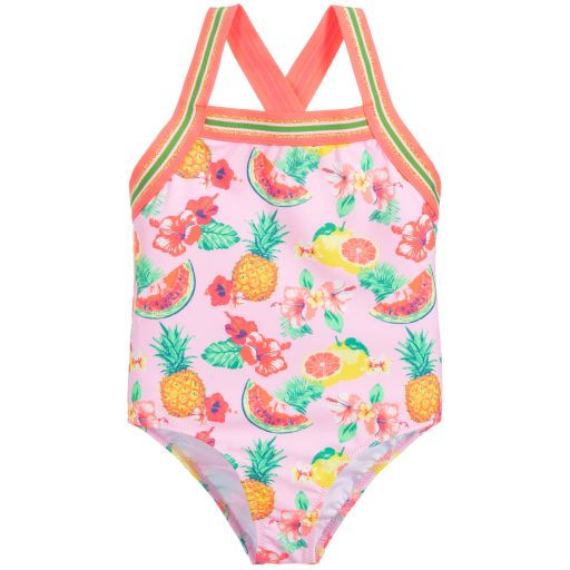 Sunuva-Pink Fruit Swimsuit (UPF50+) | Childrensalon Outlet