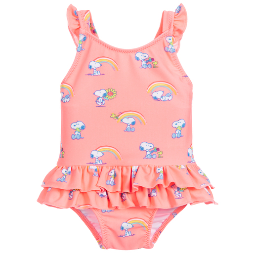 Sunuva-Pink Snoopy Swimsuit (UPF50+) | Childrensalon Outlet