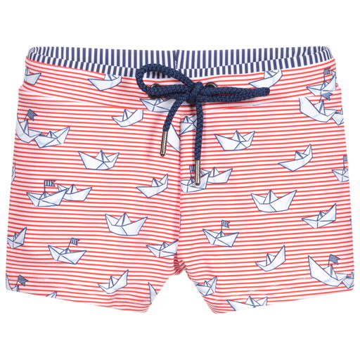 Sunuva-Striped Swim Shorts (UPF50+) | Childrensalon Outlet