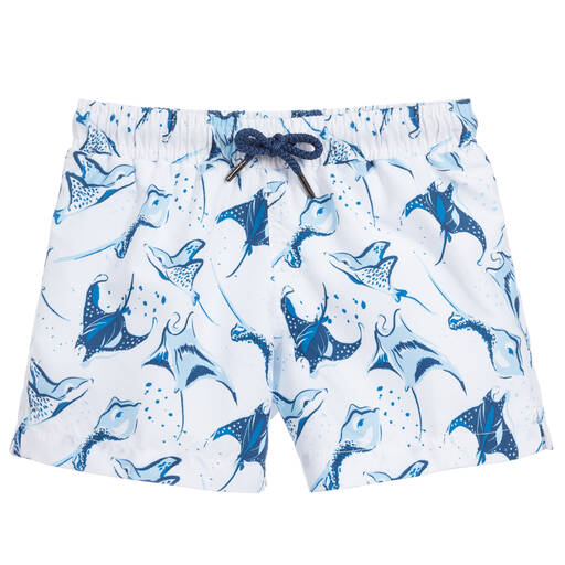 Sunuva-White Swim Shorts (UPF50+) | Childrensalon Outlet
