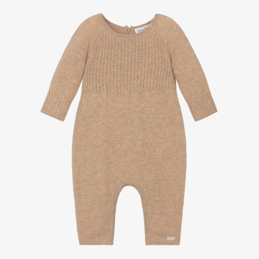 Tartine et Chocolat-Baby Boys Cashmere Knit Babygrow | Childrensalon Outlet
